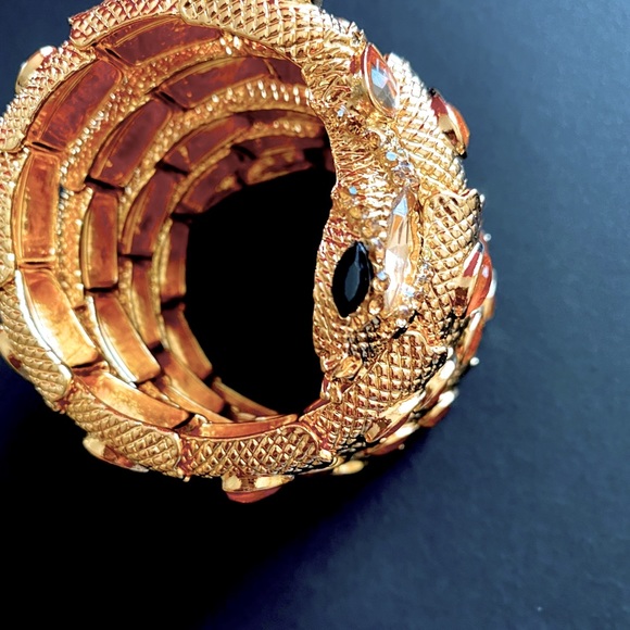 Magnificent Snake Arm Cuff / Bracelet New. Ships Free - Picture 7 of 12